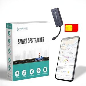 Maptronicz Track+ GPS Tracker for Cars, Bikes, Trucks,Scooty with 1 Year SIM Recharge & 1 Year Software Subscription with | Live Location, Instant Engine ON/Off Alerts,Geofence & overspeeding alerts.