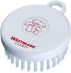 Westmark Mushroom/Vegetable Cleaning Brush, Fine Bristles, High-Quality Plastic, Champy, White, 51802260, 7.8 x 6 x 2.7 cm