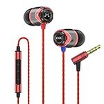 SoundMAGIC E10C Noise Isolating in-Ear Headphones with Microphone and Remote for All Smartphones (Apple, Android, Windows, Samsung, HTC, etc) (Red)