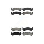 SIM Front Rear Semi-Metallic Brake Pads Kit Replacement For Chevrolet Silverado 2500 HD GMC Sierra 3500 Hummer H2 Classic 1500 Suburban Yukon XL Avalanche KSM-100325