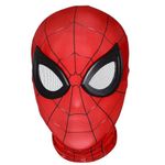 GWAWG Spider Mask Superhero Mask, Fancy Dress Mask for Adult Kids, Spider Mask with Superhero Lenses Invisible Zip, Marvel Mask for Halloween Christmas Carnival Cosplay Movie Role Party Props (Red)