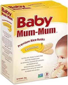 Baby Mum-Mum Banana Flavour Premium Rice Rusks, 36g