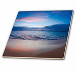 3dRose ct_205754_2 Sunset from Kaanapali Beach, Maui, Hawaii, USA Ceramic Tile, 6"