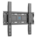 TETVIK Fixed TV Wall Mount Bracket Ultra Slim Wall Mount TV Bracket for Most 26-68 Inch LED LCD OLED TVs,Low Profile Fixed TV Mount with Max VESA 400x400mm up to 110lbs,and Space Saving TV Bracket