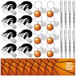 Misdary 8 Sets Basketball Coach Gifts Include Coach Whistle Great Coach Basketball Keychain Best Coach Ever Ink Pen and Gift Cards Coach Appreciation Basketball Party Favor Gift Ideas Coach Supplies