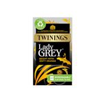 Twinings Lady Grey Tea Bright & Refreshing Black Tea with Zesty Orange, 40 Biodegradable Tea Bags