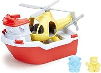 Green Toys Rescue Boat with Helicop