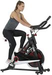 EFITMENT Indoor Cycle Bike, Magnetic Cycling Trainer Exercise with Belt Drive, LCD Monitor and Pulse Monitor (44 LB Flywheel)