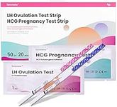 Femometer 50 Ovulation Test Strips and 20 Pregnancy Test Strips Combo kit, Sensitive Fertility Predictor Testing Sticks, Accurate Results