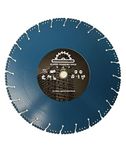 14" Demolition All Cut Fire Rescue Diamond Blade for Cutting Steel, PVC, Iron, Ductile, Rebar, Wood, Roof Tile, Vacuum Brazed