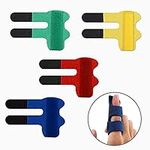 LUTER 4 Pcs Finger Splints Finger Straightener Finger Support Finger Stabilizer Brace for Broken, Strained, Sprained, Swollen Fingers, Arthritis or Tendinitis