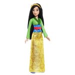 Mattel Disney Princess Toys, Mulan Fashion Doll, Sparkling Look with Black Hair, Brown Eyes & Hair Accessory, Inspired by the Movie Mulan