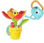 40221 YOOKIDOO Flower Pot – Baby Bath Toy Garden Theme – Bath and Shower Game – Watering Can, Flower, Water Game – Baby Gift from 18 Months, Small