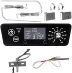 Digital W/LCD Display Control Board Thermostat Kit for Pit Boss Pellet Grill Smoker Austin XL, Replacement Parts Includes Meat Probes,Temp Sensor & Ignition Hot Rod