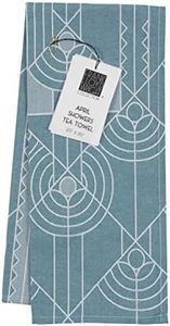 KAF Home Frank Lloyd Wright Woven Jacquard Tea Towel 20 x30-inch 100-Percent Cotton (April Showers)