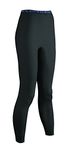 ColdPruf Platinum Dual Layer Activewear Ankle Length Long Johns Base Layer Leggings for Women, Black, XXL