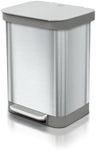 Glad Stainless Steel Step Trash Can