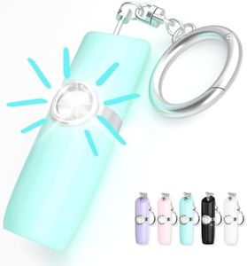 Securityman Personal Safety Alarm for Women | Self Defense Keychain (Loudest 130dB Siren and SOS Strobe Light) Everyday Security Personal Alarm Protection Device (Teal)