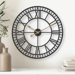 Home Centre SS24 Classical Wall CLOCK-TW-1A-60X60X3CM-BLCK