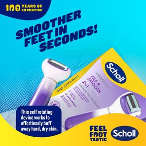 Scholl ExpertCare Electric Foot File – Smooth Hard Skin Removal