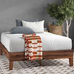 Zinus OLB-PWPBBE-12Q 12 Inch Deluxe Wood Platform Bed / No Boxspring Needed / Wood Slat Support / Antique Espresso Finish, Queen