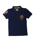 U.S. Polo Assn. Kids Solid Regular Boys' T-Shirts & Polos (UKTSHR0001R_Navy 4-5 Years)