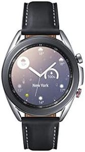 Samsung Galaxy Watch3, runde Bluetooth Smartwatch für Android, drehbare Lünette, LTE, Fitnessuhr, Fitness-Tracker, großes Display, 41 mm, Silber, inkl. 36 Monate Herstellergarantie [Exkl. bei Amazon]
