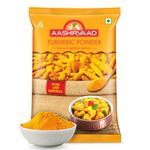 Aashirvaad Turmeric Powder, 500g, Natural Golden Turmeric Powder with No Added Flavours and Colours