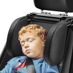 YCXXKJ Car Headrest Pillow, 180°Adjustable Travel Sleeping Car Headrest, U-Shaped Car Seat Head Neck Support, Road Pal Headrest for Long Trip, Suitable for Kids and Adults, Black