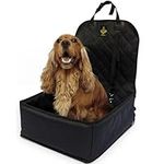 Heritage Accessories - Dog Car Seat for Small to Medium Dogs, Car Seat Cover for Dogs with 2 Safety Harness Seat Belts, Waterproof Protective Car Booster Seat for Dogs & Puppies