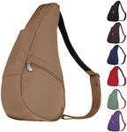 AmeriBag Classic Healthy Back Bag Tote Microfiber Small (Taupe)