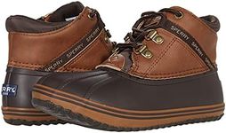 Sperry Unisex Kid's BOWLINE STORM Snow Boot, TAN/BROWN, 4 Medium