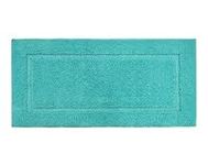 LANE LINEN Bathroom Runner Rug 24" x 47", Large Bath Runner, Soft Absorbent Bathroom Rug Runner, Non-Slip Comfortable Long Bathroom Rugs Runner, Floor Mat, Microfiber Washable Bath Mat - Turquoise