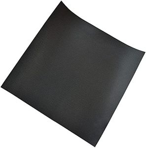 GIFTRANSFER Adhesive Non-Slip Solid Rubber Pad Sheet Thin Silicone Gasket Thick Gaskets DIY Material, Supports, Leveling, Sealing, Bumpers, Furniture Protection (12'' X 12'', 1/25 '' Thick(1mm))