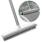 Rubber Broom with Squeegee and Adju