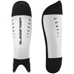 Slazenger Unisex Pro Hockey Shin Pads White/Black S