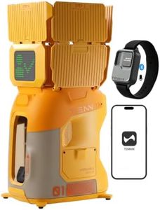 TENNIIX Portable Pickleball Machine, LED Display, App&Voice Controll,18.7LB