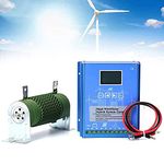 10000W Wind Solar Hybrid System MPPT Charge Controller,12V/24V/48V with Dump Load Wind Turbine Generator Solar Panel Auto Regulator,48