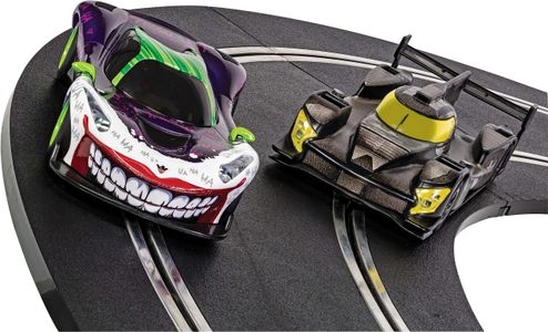 Scalextric Batman vs Joker Slot Car Racing Set – Includes Track & Cars