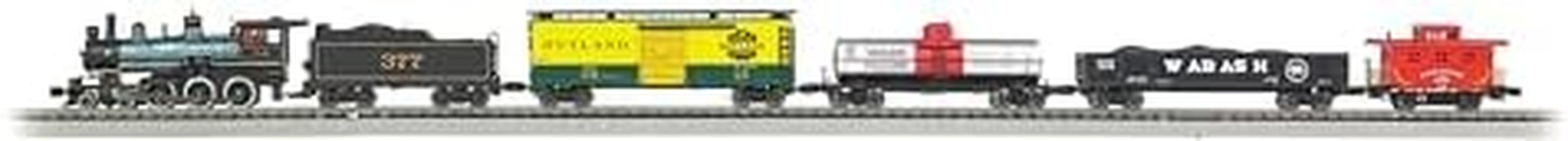 Bachmann Trains - Trailblazer Ready To Run 60 Piece Electric Train Set - N Scale