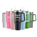 Personalized Tumbler with Handle an