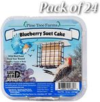 Set of 24 Pine Tree Farms Blueberry Suet Cakes, 12 oz. Each