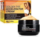 100g Tanning Accelerator Cream, Long-Lasting Rapid Tanning Cream, Effective in Sun-Beds & Outdoor Sun, Achieve a Natural Tan with Natural Ingredients