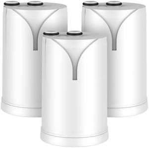 GLACIER FRESH On Tap HF Wasserfilter Kartusche | kompatibel mit Brita® On Tap Filtersystem,Filterkartusche für Brita® On Tap HF/V/V-MF | 600L filterkartuschen für Wasserhahn(3 Stück)