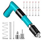 Deckline Manual Steel Nail Gun for Concrete Wall & Wood | Heavy Duty Portable Nail Gun Machine with 15 Nails | Wall Fastening Tool for Construction & DIY