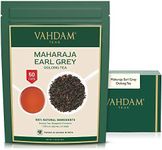 VAHDAM, Maharaja Earl Grey Oolong Tea Loose Leaf (50 Cups/3.53oz) Non GMO, Gluten Free | Oolong Tea Leaves | Loose Leaf Earl Grey Tea With Pure Bergamot Oil | Brew As Hot Or Iced Tea