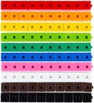 edxeducation Interlocking Cubes - Set of 1,000 - 1 cm Connecting Blocks in 10 Colours - Practice Maths, Sorting, Construction and More!