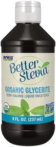 NOW Foods, Better Stevia Liquid, Glycerite, Zero-Calorie Liquid Sweetener, Low Glycemic Impact, Certified Non-GMO, 8-Ounce