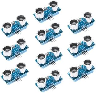 EC Buying HC-SR04 Ultrasonic Module Distance Sensor 10pcs Proximity Sensor for Arduino with 2cm - 500cm Ranging Distance 5V DC Power Supply