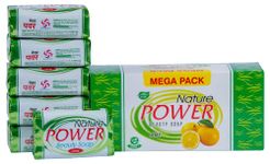 power soaps Nature Power Beauty Soap (Pack Of 6) -125G |Soft, Radiant & Glowing Skin| Tfm 76% Grade 1 Soap| 100% Vegan | Suitable For All Skin Types (Lemon)